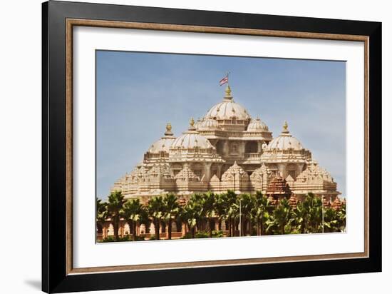 Facade of a Temple, Akshardham, Delhi, India-jackmicro-Framed Photographic Print