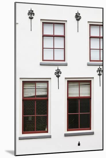 Facade of a Traditional Town House in Utrecht, Netherlands-Julian Castle-Mounted Photo