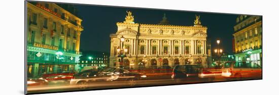 Facade of an Opera House, Palais Garnier, Paris, France-null-Mounted Photographic Print