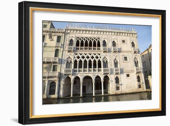 Facade of Ca D'oro Palace-Teodora_D-Framed Photographic Print