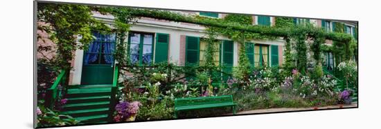 Facade of Claude Monet's House, Giverny, France-null-Mounted Photographic Print