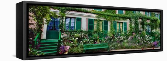 Facade of Claude Monet's House, Giverny, France-null-Framed Stretched Canvas