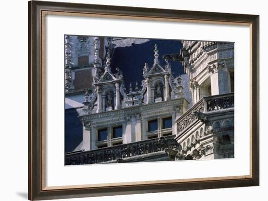 Facade of Courtyard Side of Francis I Wing, Royal Chateau De Blois, France, 16th Century-null-Framed Giclee Print