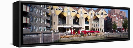 Facade of Cubic Houses, Piet Blom Architect, Rotterdam, South Holland, Netherlands-null-Framed Premier Image Canvas