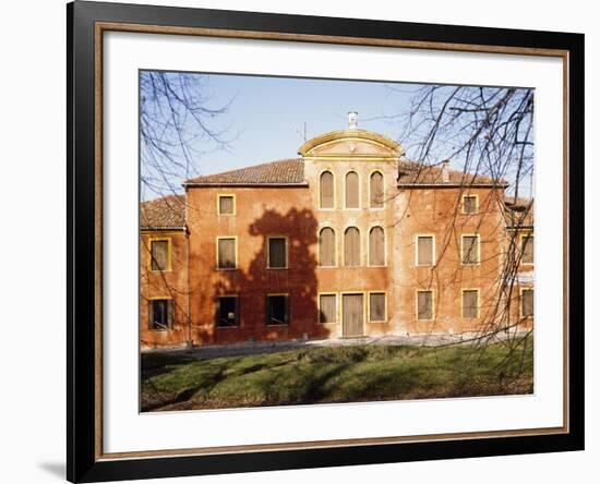 Facade of Gozzi Villa, Visinale, Near Pasiano Di Pordenone, Friuli-Venezia Giulia, Italy-null-Framed Giclee Print