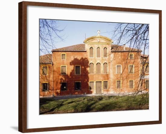 Facade of Gozzi Villa, Visinale, Near Pasiano Di Pordenone, Friuli-Venezia Giulia, Italy-null-Framed Giclee Print