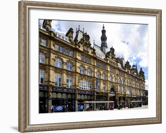 Facade of Leeds Markets, Leeds, West Yorkshire, England, Uk-Peter Richardson-Framed Photographic Print