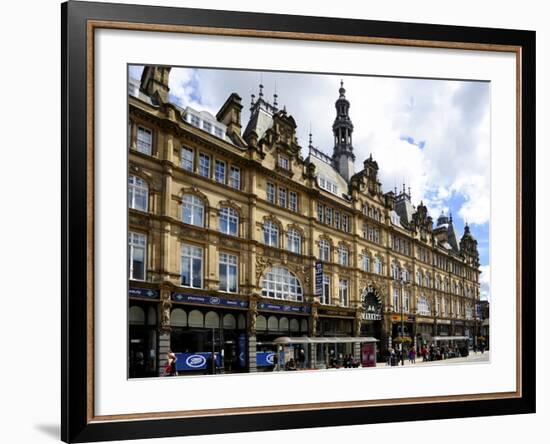 Facade of Leeds Markets, Leeds, West Yorkshire, England, Uk-Peter Richardson-Framed Photographic Print