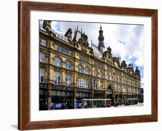 Facade of Leeds Markets, Leeds, West Yorkshire, England, Uk-Peter Richardson-Framed Photographic Print