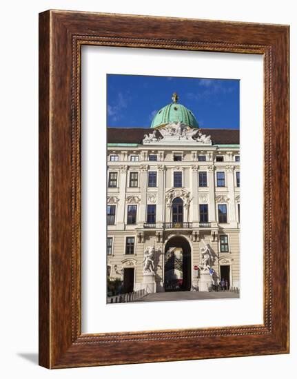 Facade of Michaelertor Gate, Hofburg Palace, UNESCO World Heritage Site, Vienna, Austria, Europe-John Guidi-Framed Photographic Print