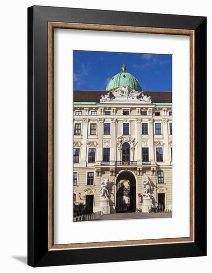 Facade of Michaelertor Gate, Hofburg Palace, UNESCO World Heritage Site, Vienna, Austria, Europe-John Guidi-Framed Photographic Print