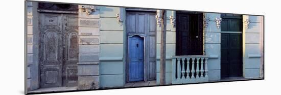 Facade of Old Colonial House in Evening Light, Cienfuegos, Cuba, West Indies, Central America-Lee Frost-Mounted Photographic Print