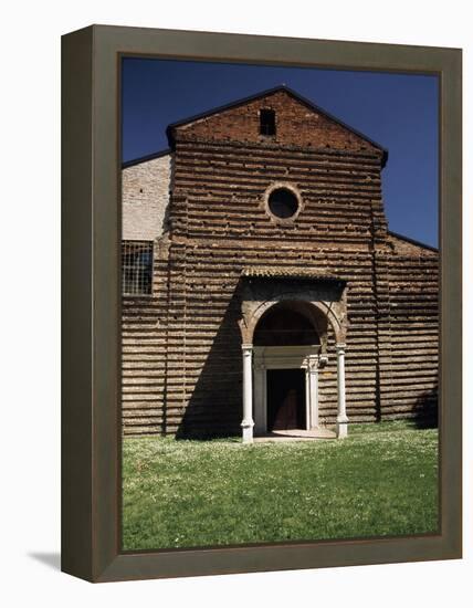 Facade of Our Lady of Consolation Church-null-Framed Premier Image Canvas