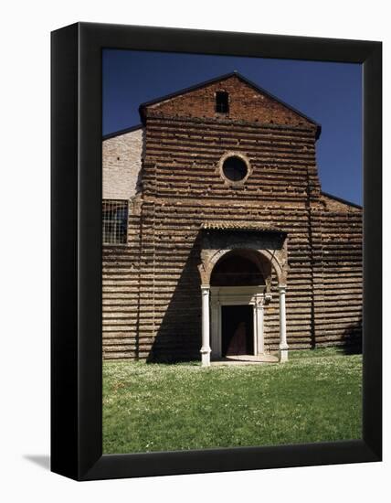 Facade of Our Lady of Consolation Church-null-Framed Premier Image Canvas