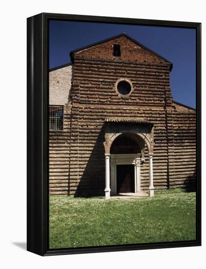 Facade of Our Lady of Consolation Church-null-Framed Premier Image Canvas