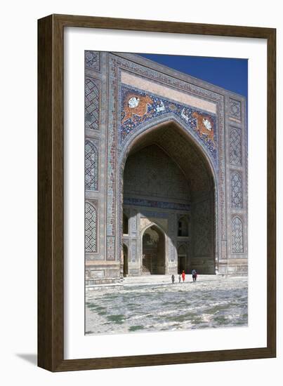 Facade of Shir-Dar Madrasa, 17th Century-CM Dixon-Framed Photographic Print