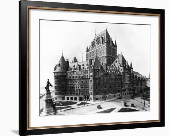 Facade of the Chateau Frontenac-null-Framed Photographic Print