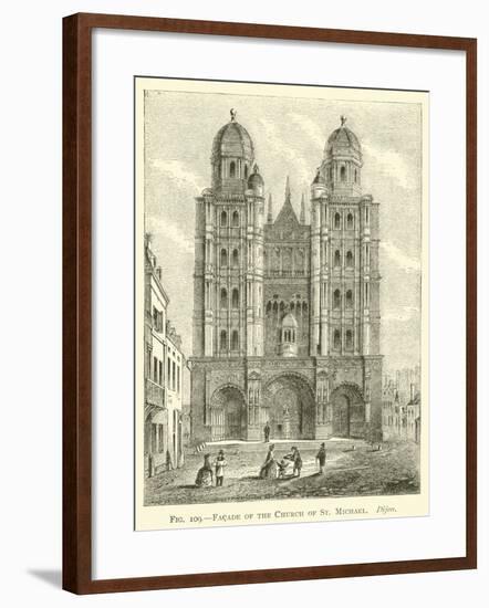 Facade of the Church of St Michael, Dijon-null-Framed Giclee Print