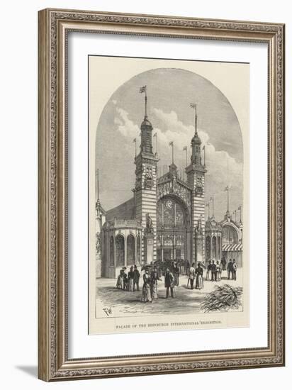 Facade of the Edinburgh International Exhibition-Frank Watkins-Framed Giclee Print