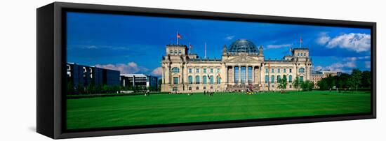 Facade of the Government Building, the Reichstag, Berlin, Germany-null-Framed Premier Image Canvas