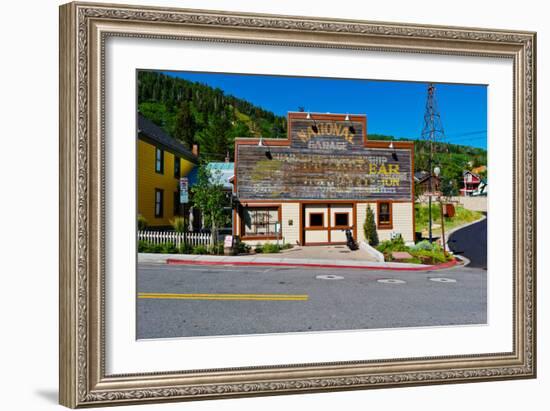 Facade of the High West Distillery Building, Park City, Utah, USA-null-Framed Photographic Print