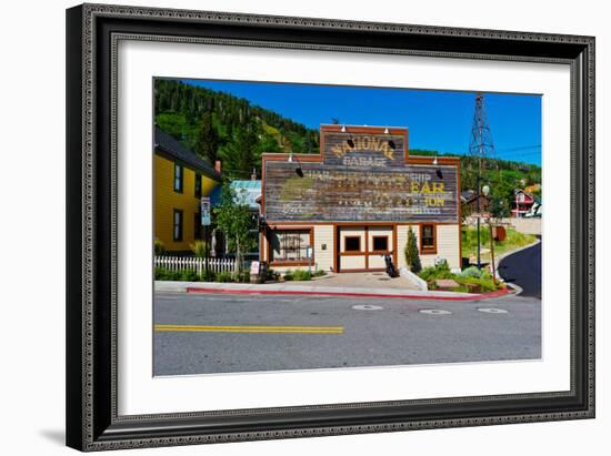 Facade of the High West Distillery Building, Park City, Utah, USA-null-Framed Photographic Print