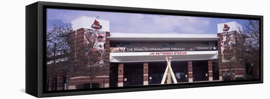 Facade of the Jim Patterson Stadium, Louisville, Kentucky, USA-null-Framed Premier Image Canvas