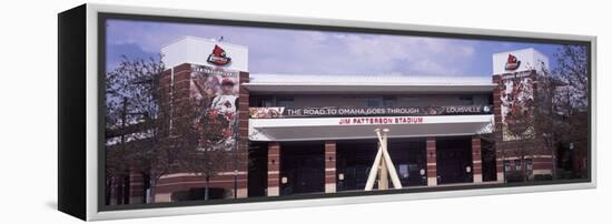 Facade of the Jim Patterson Stadium, Louisville, Kentucky, USA-null-Framed Premier Image Canvas