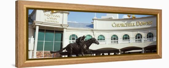 Facade of the Kentucky Derby Museum, Churchill Downs, Louisville, Kentucky, USA-null-Framed Premier Image Canvas