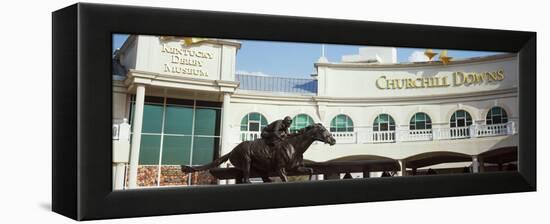 Facade of the Kentucky Derby Museum, Churchill Downs, Louisville, Kentucky, USA-null-Framed Premier Image Canvas