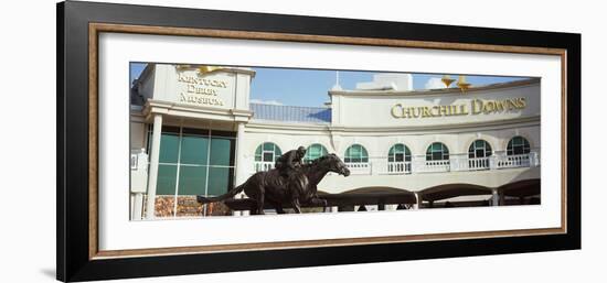 Facade of the Kentucky Derby Museum, Churchill Downs, Louisville, Kentucky, USA-null-Framed Photographic Print