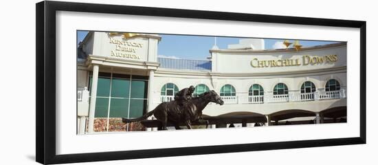 Facade of the Kentucky Derby Museum, Churchill Downs, Louisville, Kentucky, USA-null-Framed Photographic Print