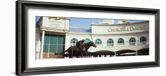 Facade of the Kentucky Derby Museum, Churchill Downs, Louisville, Kentucky, USA-null-Framed Photographic Print