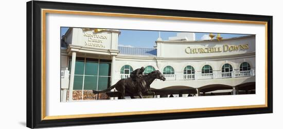 Facade of the Kentucky Derby Museum, Churchill Downs, Louisville, Kentucky, USA-null-Framed Photographic Print