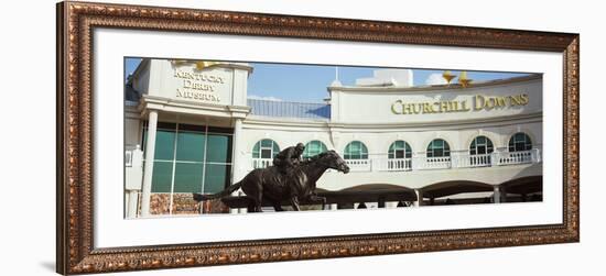 Facade of the Kentucky Derby Museum, Churchill Downs, Louisville, Kentucky, USA-null-Framed Photographic Print