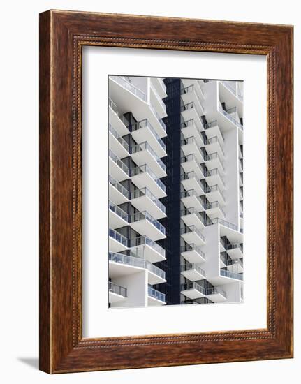 Facade of the Luxury Hotel 'W', 22nd Street, Miami Beach, Florida, Usa-Axel Schmies-Framed Photographic Print