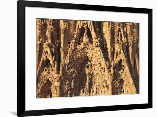 Facade of the Nativity, Sagrada Familia, by architect Antonio Gaudi, UNESCO World Heritage Site, Ba-Markus Lange-Framed Photographic Print