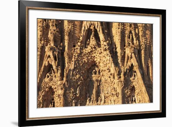 Facade of the Nativity, Sagrada Familia, by architect Antonio Gaudi, UNESCO World Heritage Site, Ba-Markus Lange-Framed Photographic Print