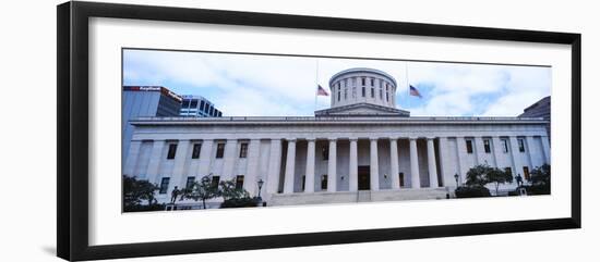 Facade of the Ohio Statehouse, Columbus, Ohio, USA-null-Framed Photographic Print