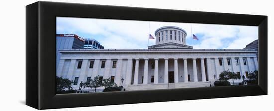 Facade of the Ohio Statehouse, Columbus, Ohio, USA-null-Framed Premier Image Canvas