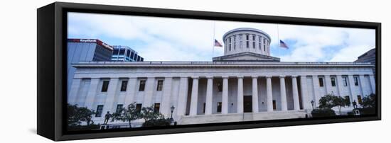 Facade of the Ohio Statehouse, Columbus, Ohio, USA-null-Framed Premier Image Canvas