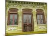 Facade of Traditional Singaporean Colonial Building in Arab Quarter, Colonial District, Singapore-Richard Nebesky-Mounted Photographic Print