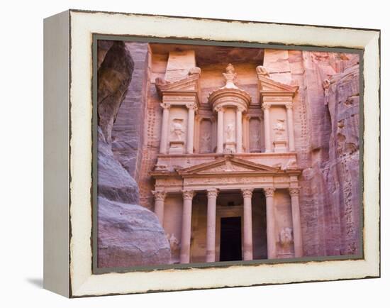 Facade of Treasury (Al Khazneh), Petra, Jordan-Keren Su-Framed Premier Image Canvas