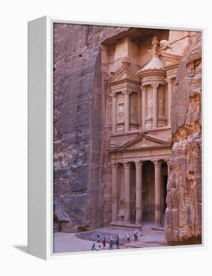 Facade of Treasury (Al Khazneh), Petra, Jordan-Keren Su-Framed Premier Image Canvas