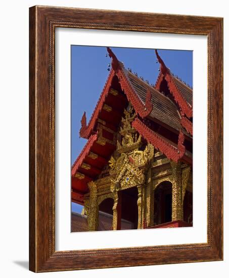 Facade of Wat Phra Singh Temple, Chiang Mai, Chiang Mai Province, Thailand, Southeast Asia, Asia-Ben Pipe-Framed Photographic Print
