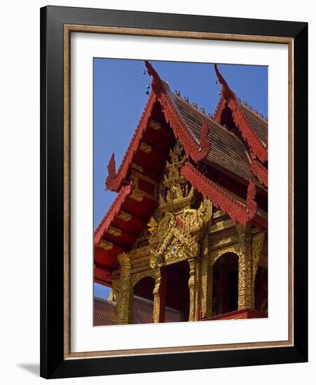 Facade of Wat Phra Singh Temple, Chiang Mai, Chiang Mai Province, Thailand, Southeast Asia, Asia-Ben Pipe-Framed Photographic Print