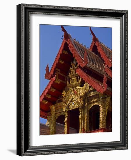 Facade of Wat Phra Singh Temple, Chiang Mai, Chiang Mai Province, Thailand, Southeast Asia, Asia-Ben Pipe-Framed Photographic Print