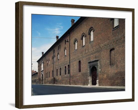 Facade, Palazzo Schifanoia-null-Framed Giclee Print