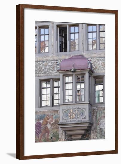 Facades of the Town Houses at the Rathausplatz Square-Markus Lange-Framed Photographic Print