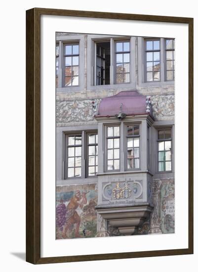 Facades of the Town Houses at the Rathausplatz Square-Markus Lange-Framed Photographic Print